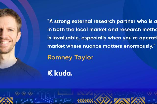 Romney Taylor, VP Marketing, Kuda Bank, Nigeria.
