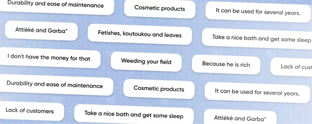 Collecting qualitative data to produce a game show based on a pan-African panel